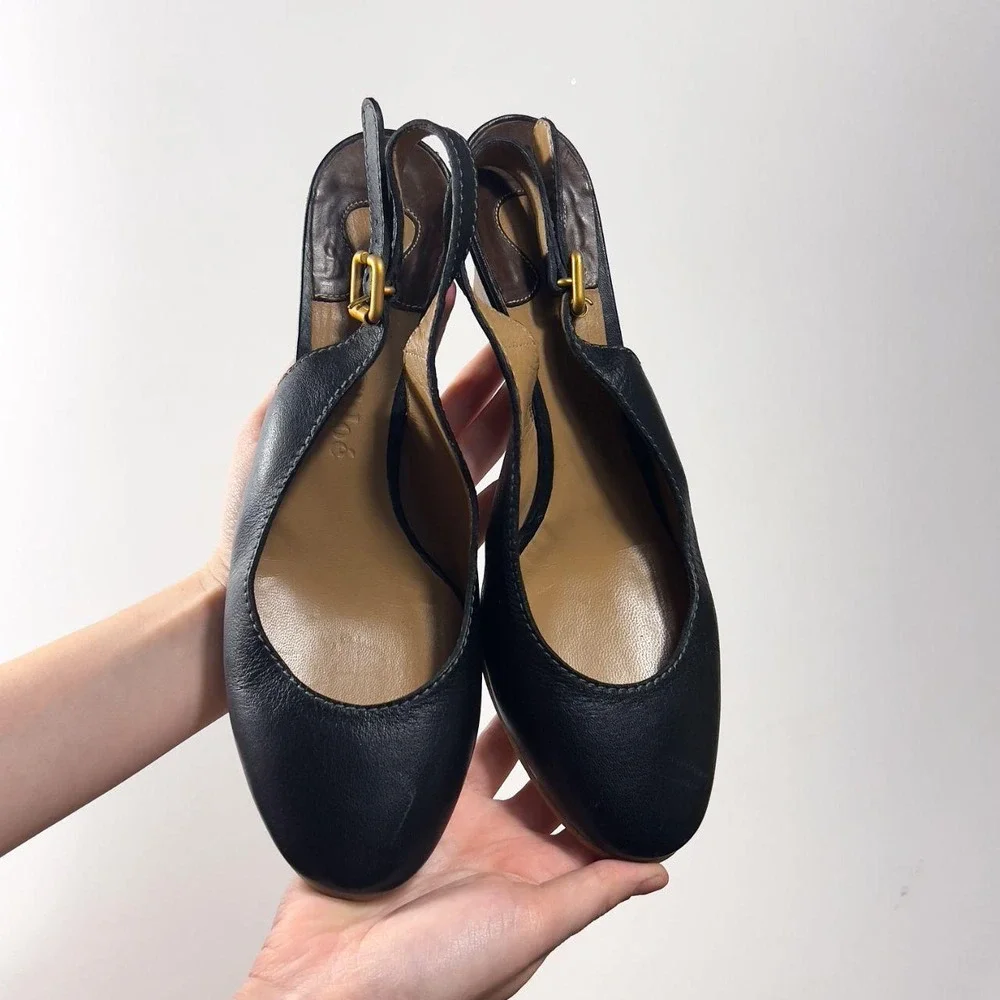 Chloe leather ballet